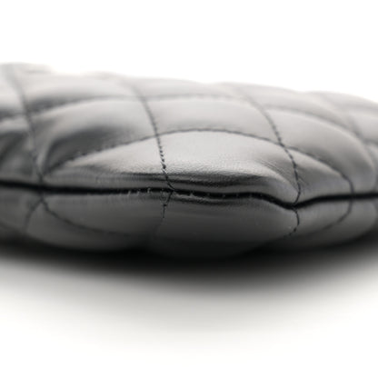 Chanel Lambskin Quilted Crossbody Bag Black 9 of 10