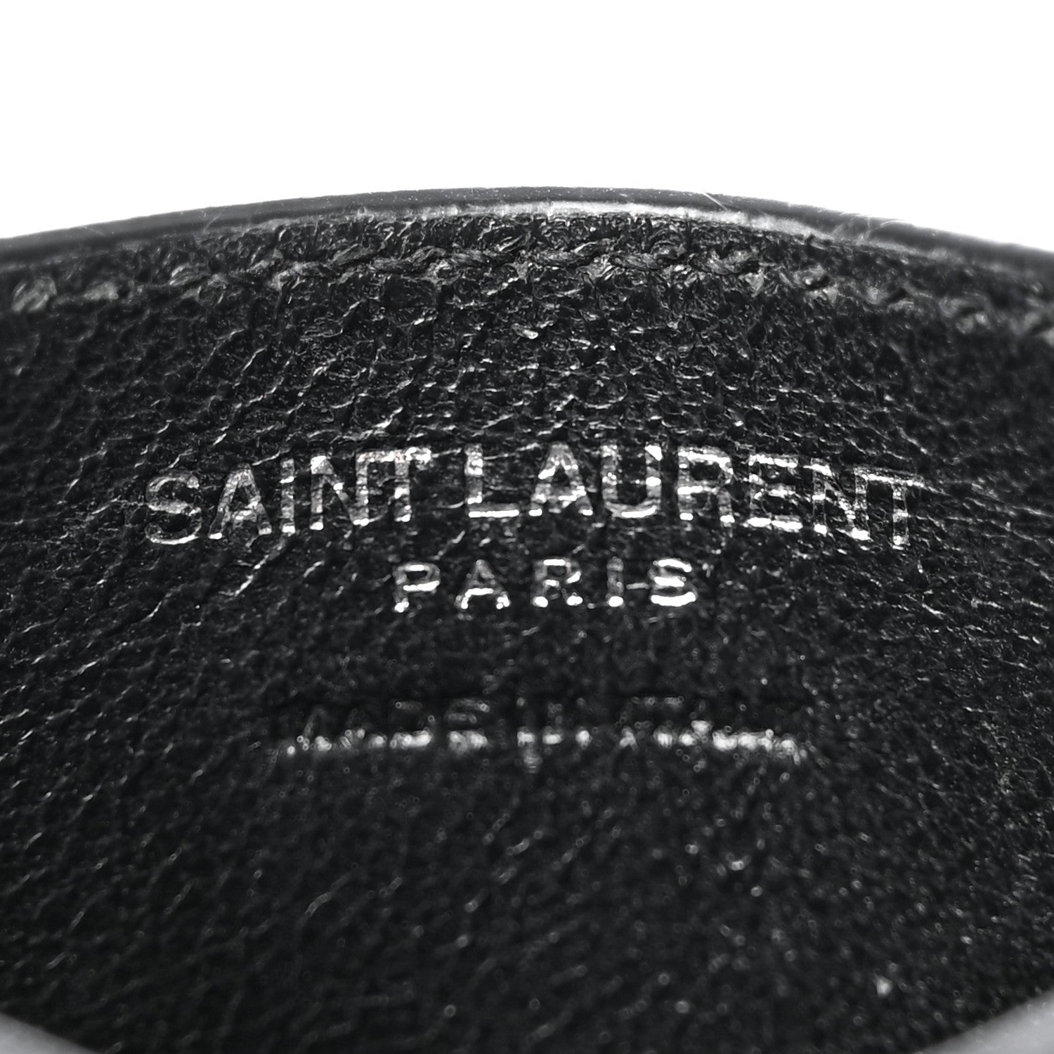 Saint Laurent Calfskin Y Quilted Monogram LouLou Credit Card Case Black 6 of 15