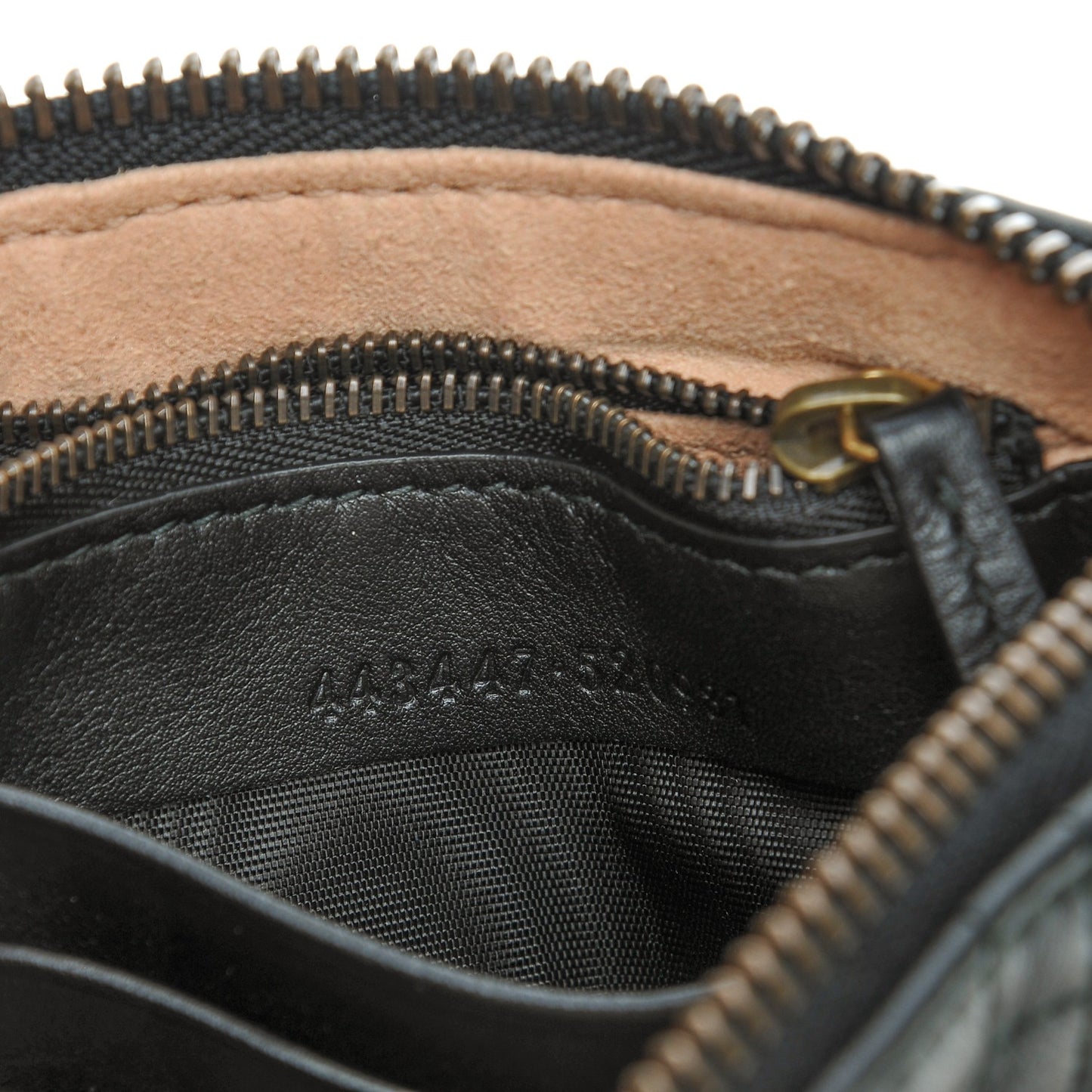 Calfskin Matelasse Mini Pearly GG Marmont Chain Bag Black