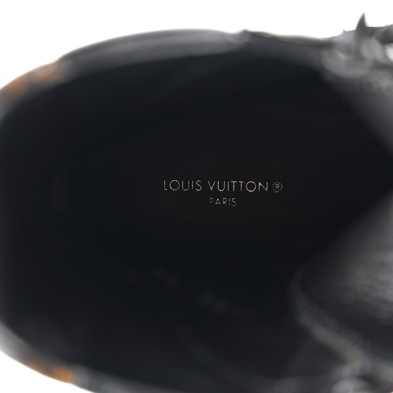 Louis Vuitton Suede Calfskin Monogram Laureate Platform Desert Boots 38 Black 7 of 9