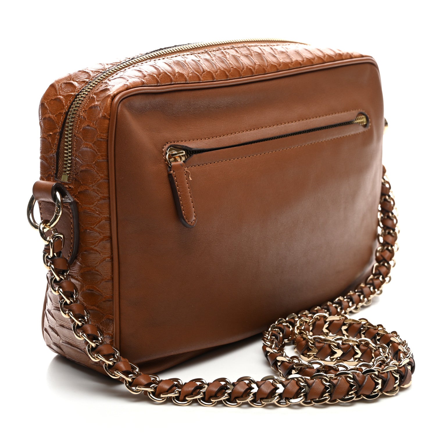 Mulberry Calfskin Silky Snake Print Maisie Bag Oak 3 of 11