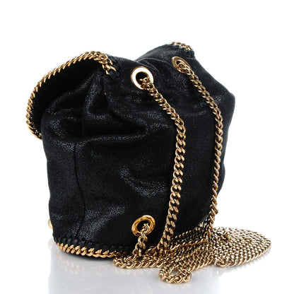 Stella McCartney Shaggy Deer Mini Falabella Backpack Black 3 of 7