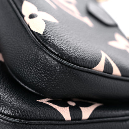 Louis Vuitton Empreinte Monogram Giant Multi Pochette Accessories Black Beige 10 of 11