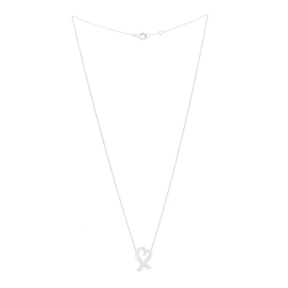 Tiffany Sterling Silver Paloma Picasso Loving Heart Pendant Necklace 3 of 5