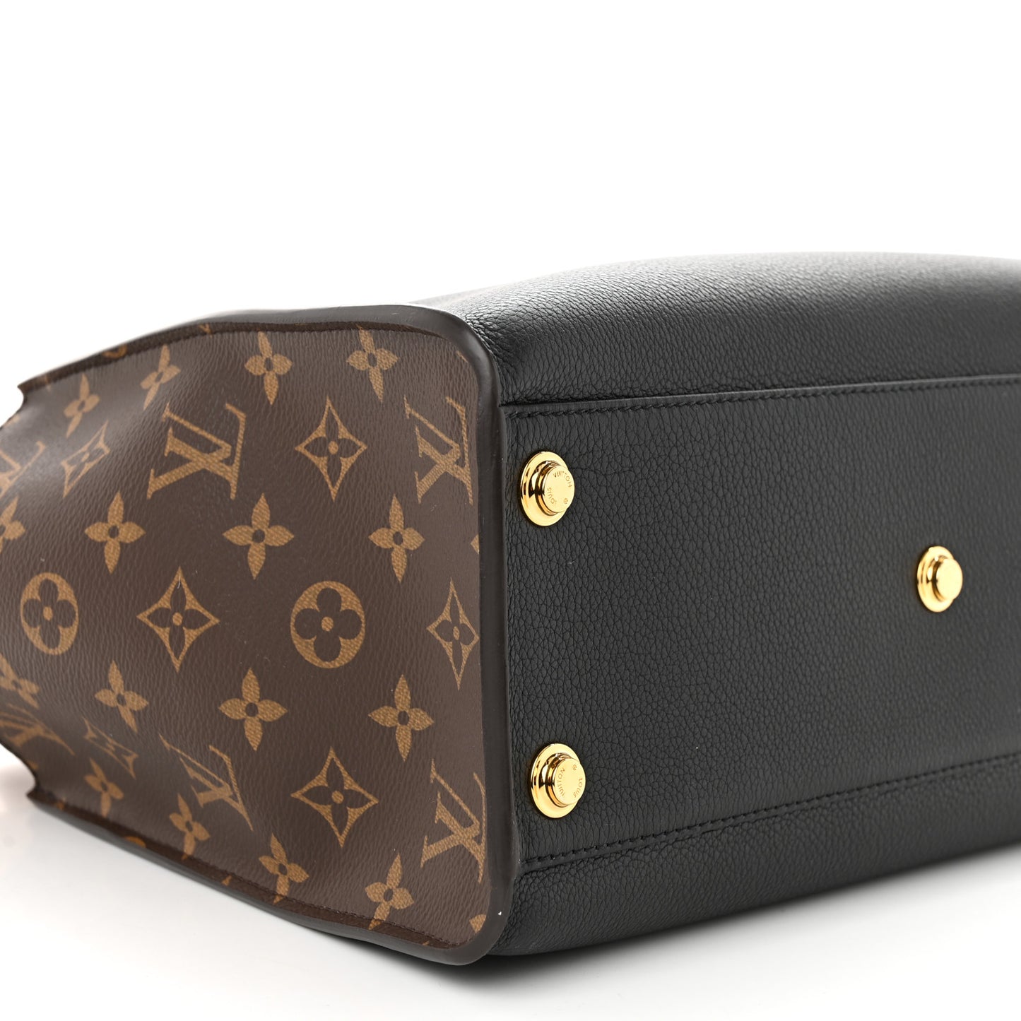 Calfskin Monogram On My Side Black