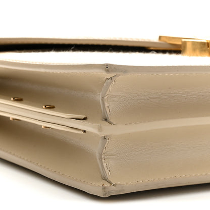 Saint Laurent Canvas Calfskin Classic Monogram Cassandra Natural Beige Sea Salt 9 of 11