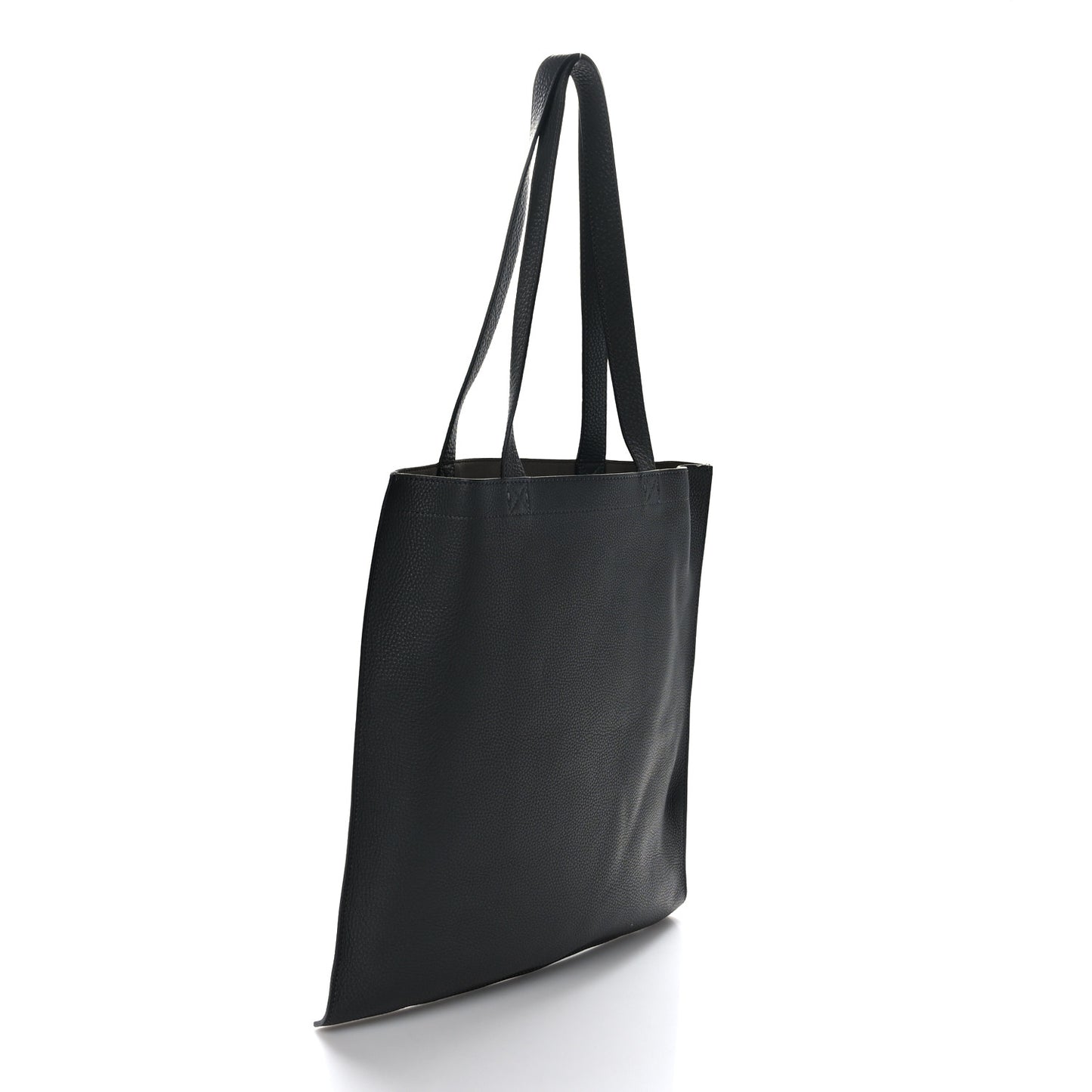 Cuoio Romano Logo Tote Black