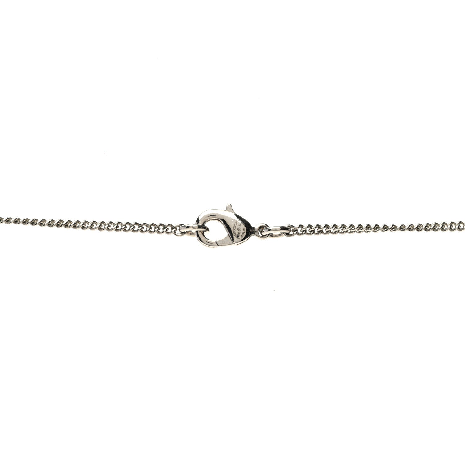 Chanel Baguette Crystal Large CC Necklace Pink 4 of 5