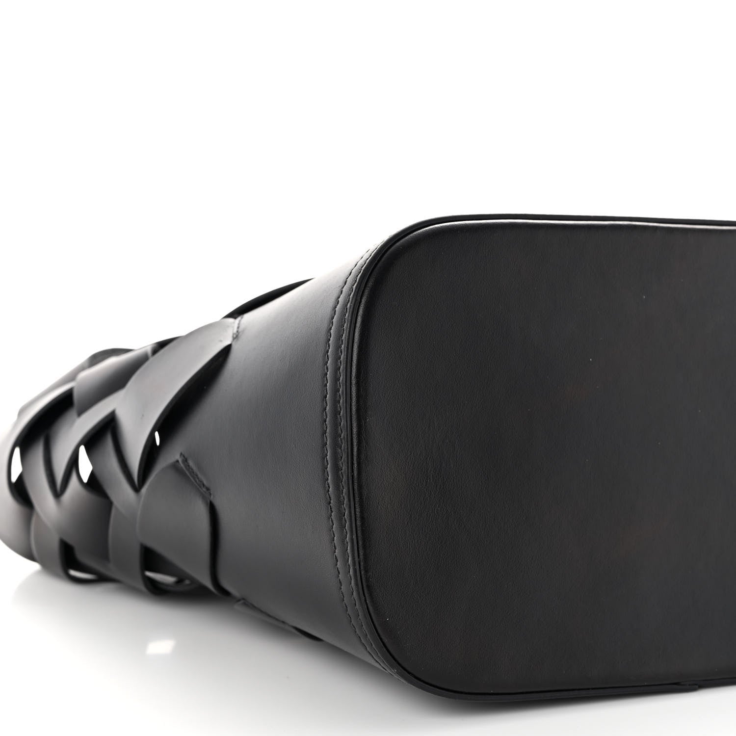 Prada Vitello Intreccio Tress Tote Bag Black 10 of 12