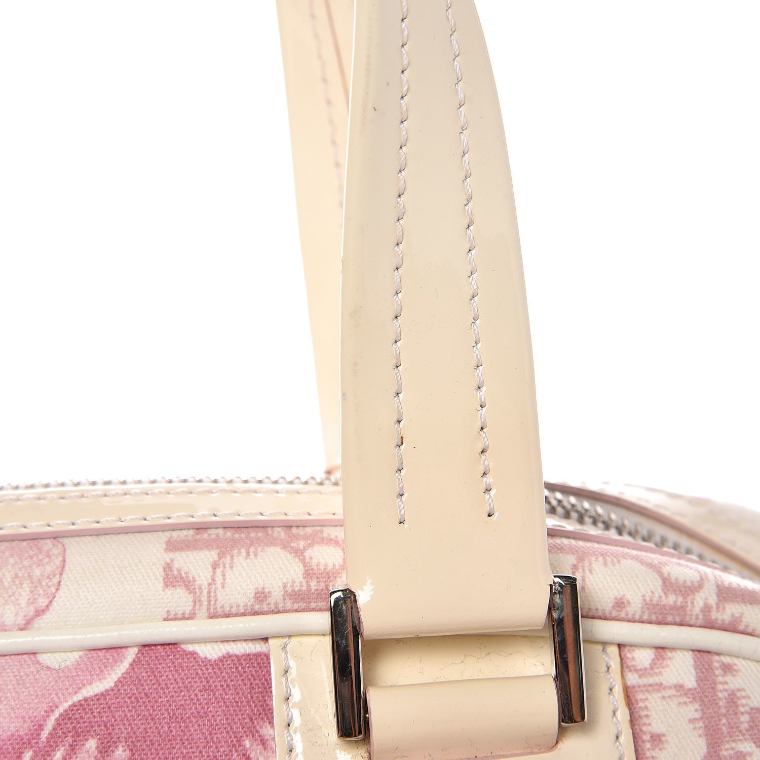 Christian Dior Canvas Monogram Floral Bowler Pink 16 of 20