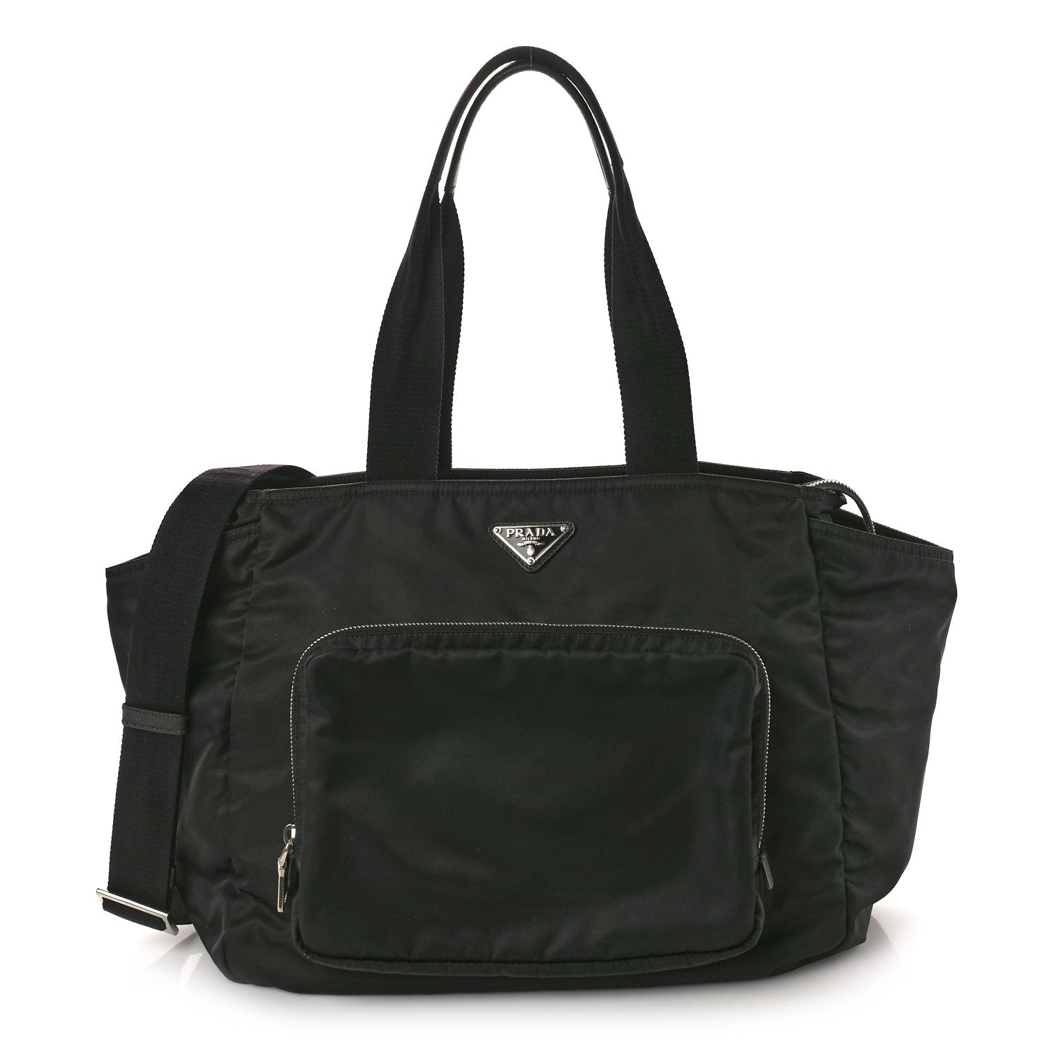 Prada Nylon Vela Baby Bag Black 1 of 12