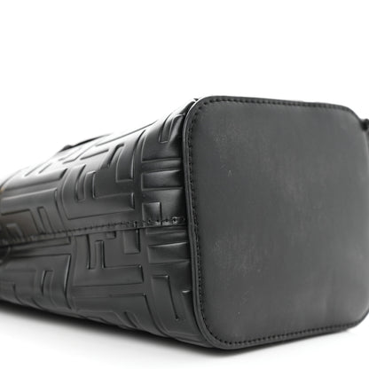 Fendi Vitello Liberty F is Fendi FF 1974 Embossed Mini Mon Tresor Bucket Bag Black 10 of 16