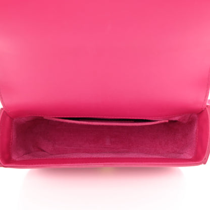 Saint Laurent Smooth Calfskin Small Classic Monogram Universite Bag Fuchsia 5 of 12