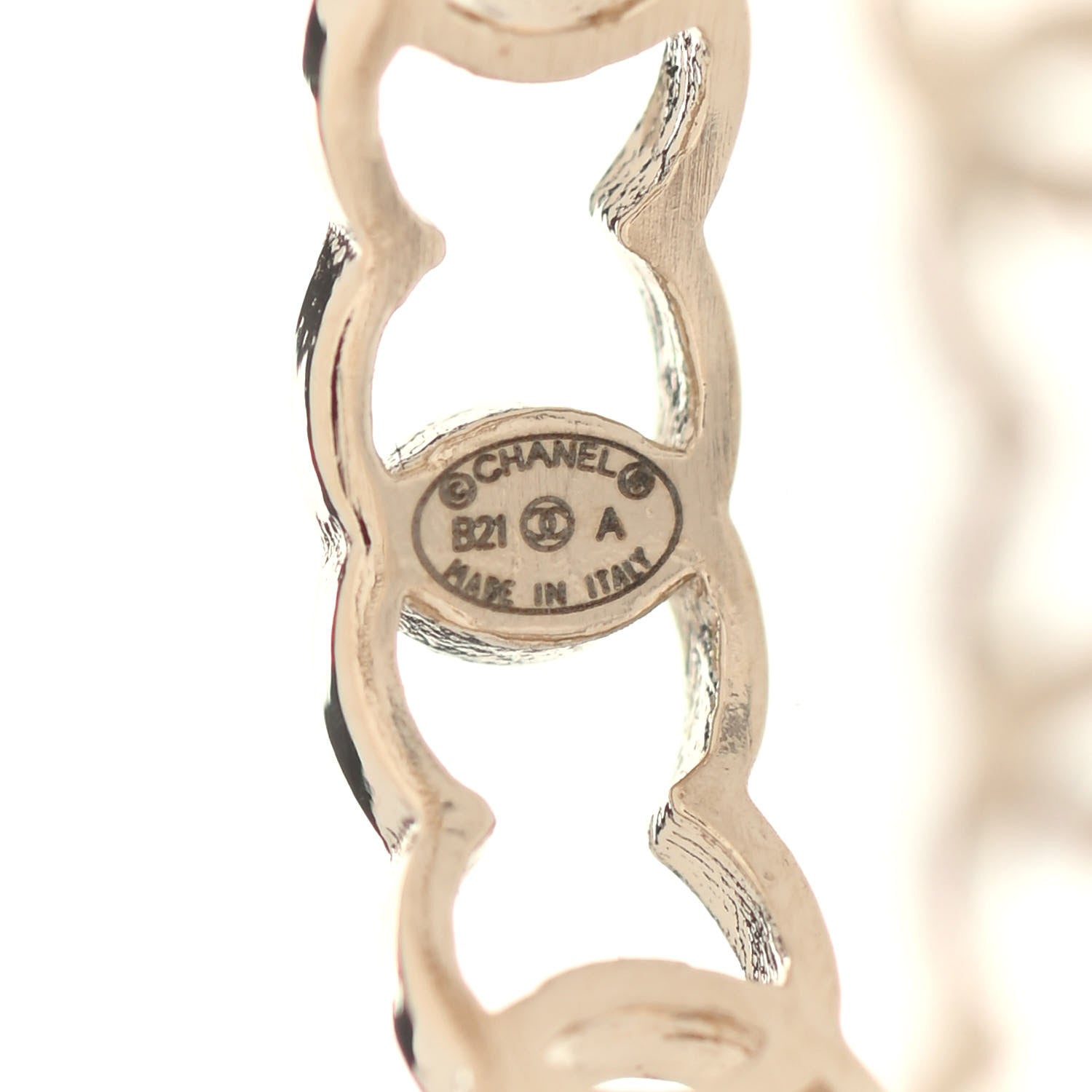 Chanel Metal CC Ring 7 Gold 3 of 3