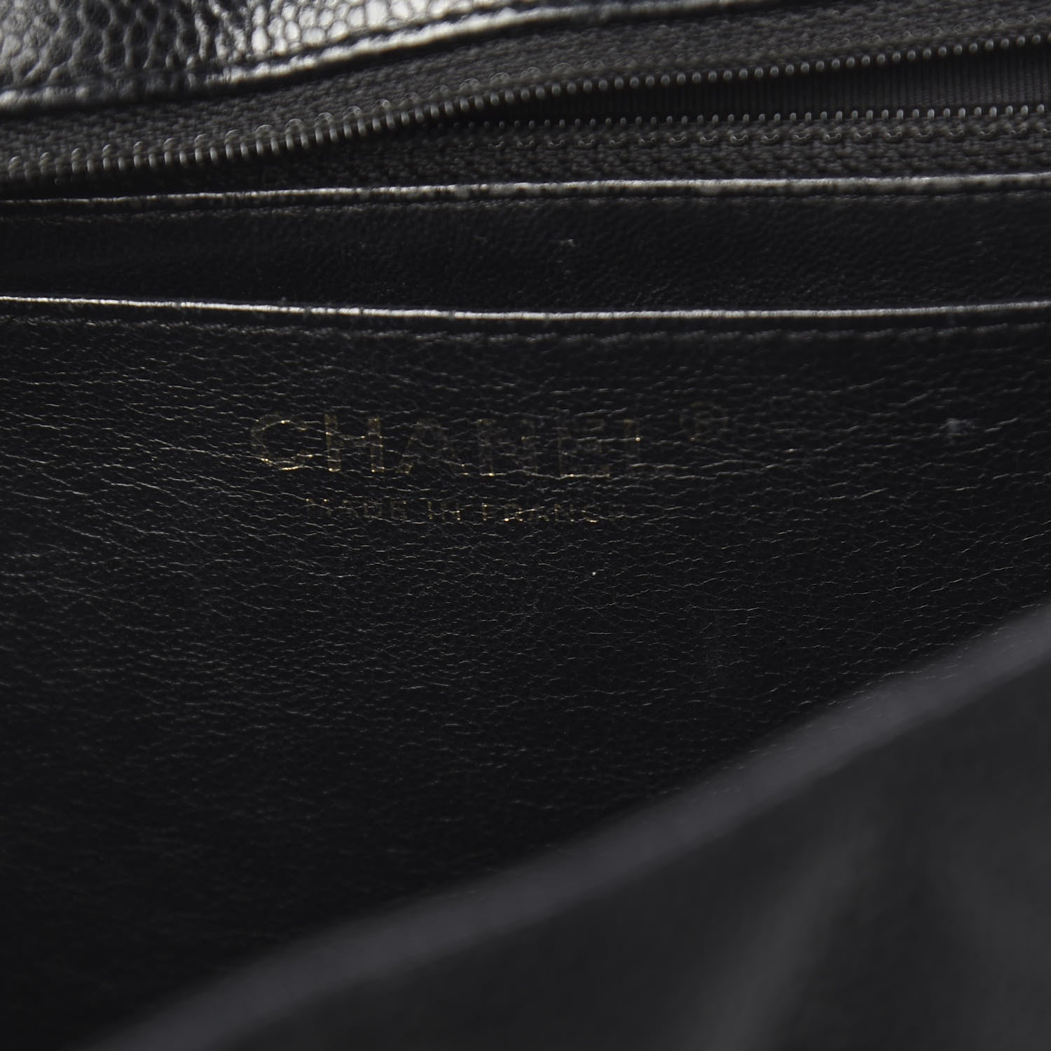 Chanel Caviar Quilted Jumbo Single Flap Black 7 of 14