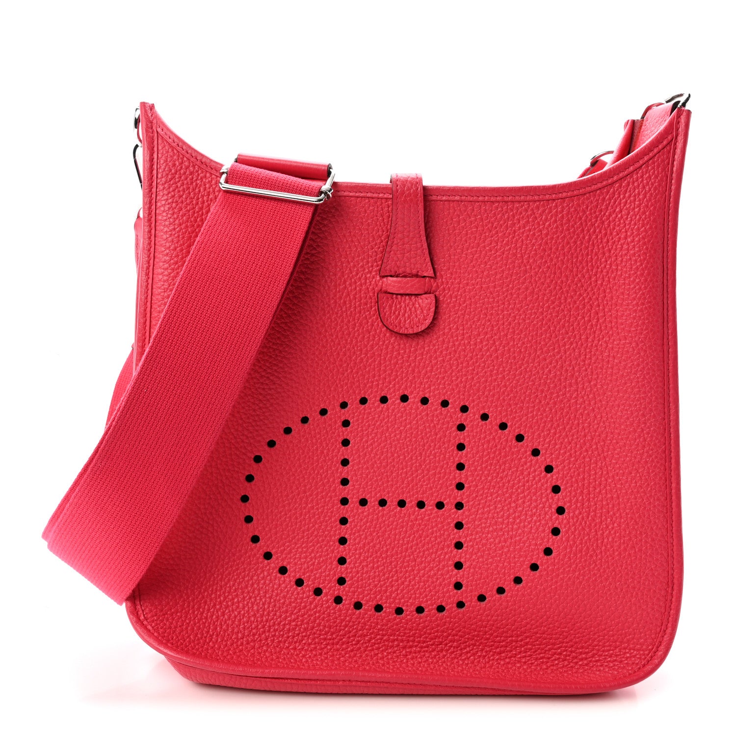 Hermes Taurillon Clemence Evelyne III PM Rose Extreme 1 of 10