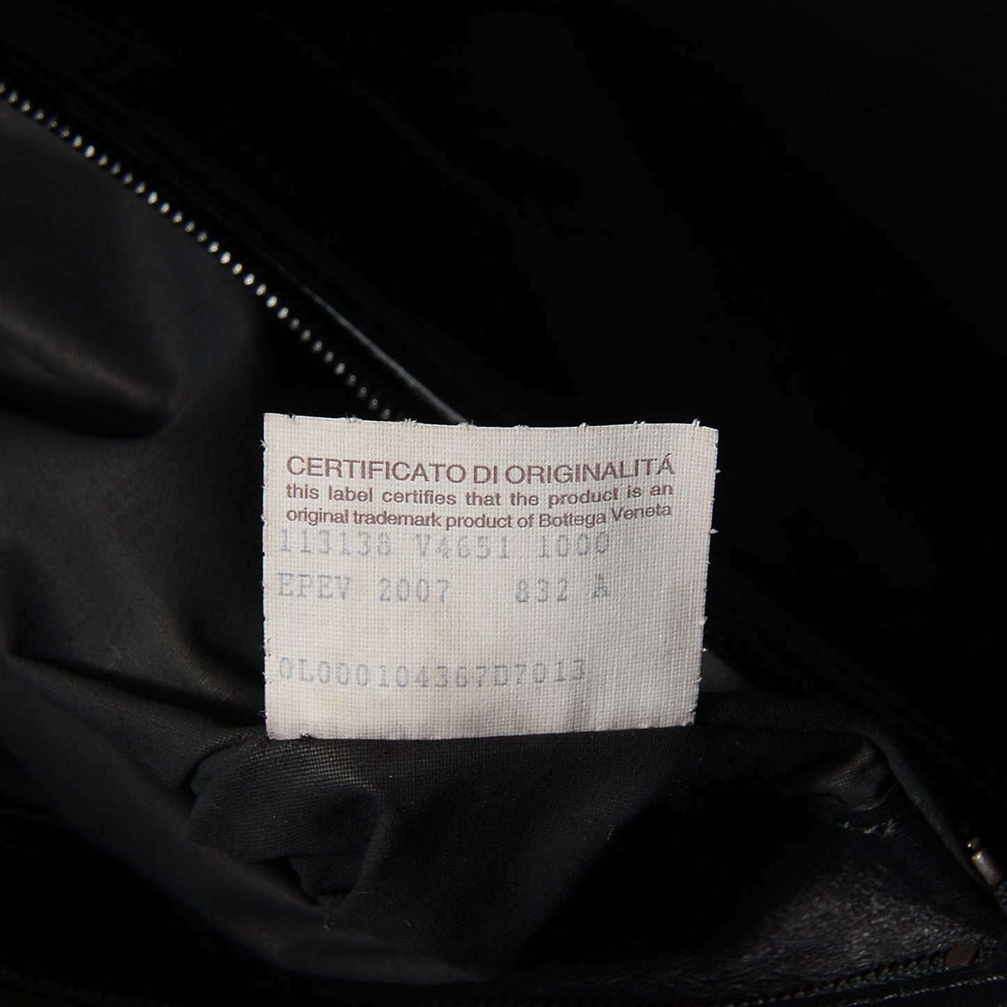 Nappa Intrecciato Luggage Travel Bag Nero Black