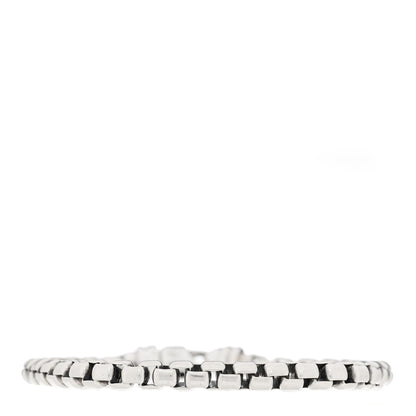 David Yurman Sterling Silver 5mm Box Chain Bracelet 1 of 8