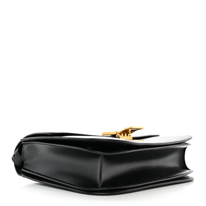 Celine Box Calfskin Medium Classic Box Flap Bag Black 4 of 11