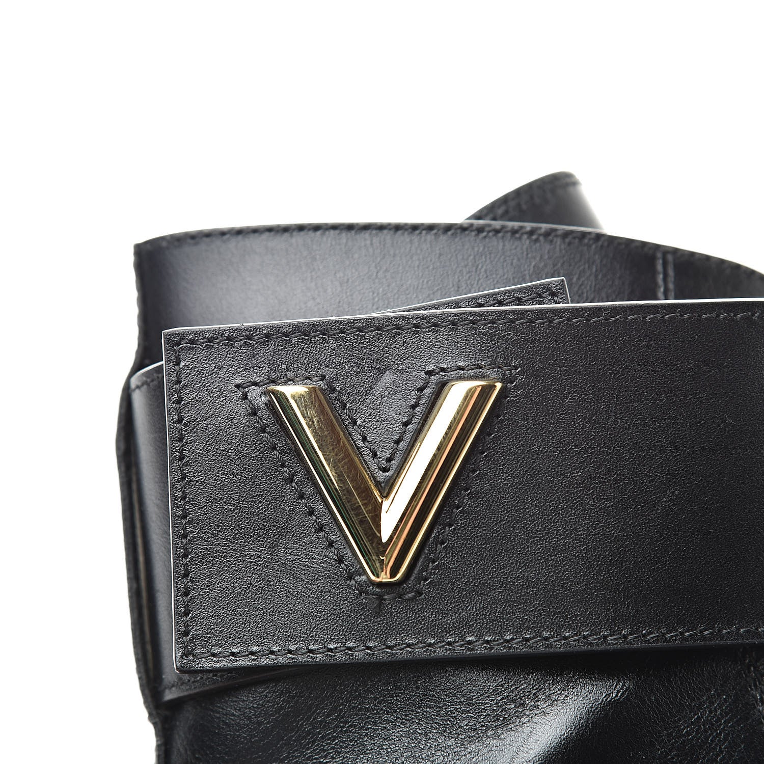 Louis Vuitton Calfskin Wonderland Ranger Boots 37 Black 10 of 11