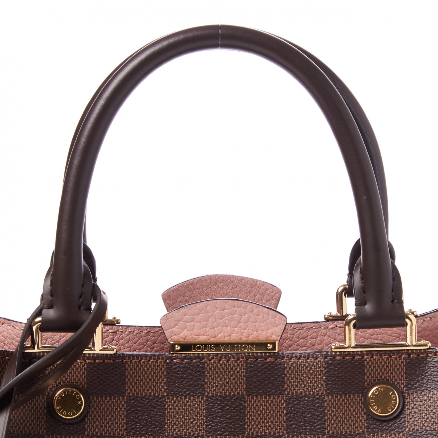 Louis Vuitton Damier Ebene Cuir Taurillon Brittany Magnolia 6 of 8