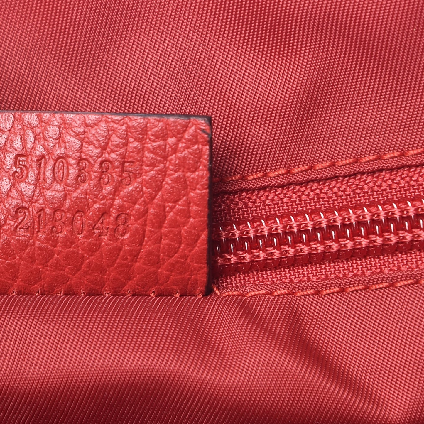 Nylon Monogram Double Buckle Flap Messenger Bag Vibrant Red