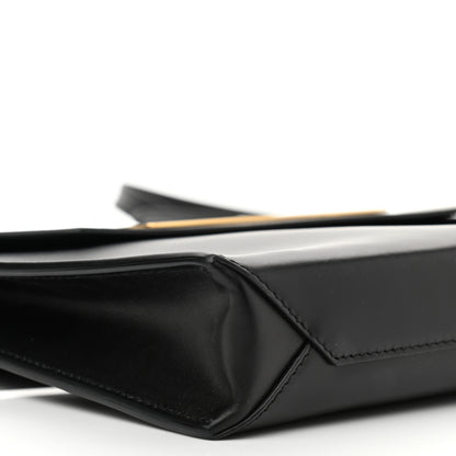 Balenciaga Calfskin Cable Flap Clutch Black 9 of 11