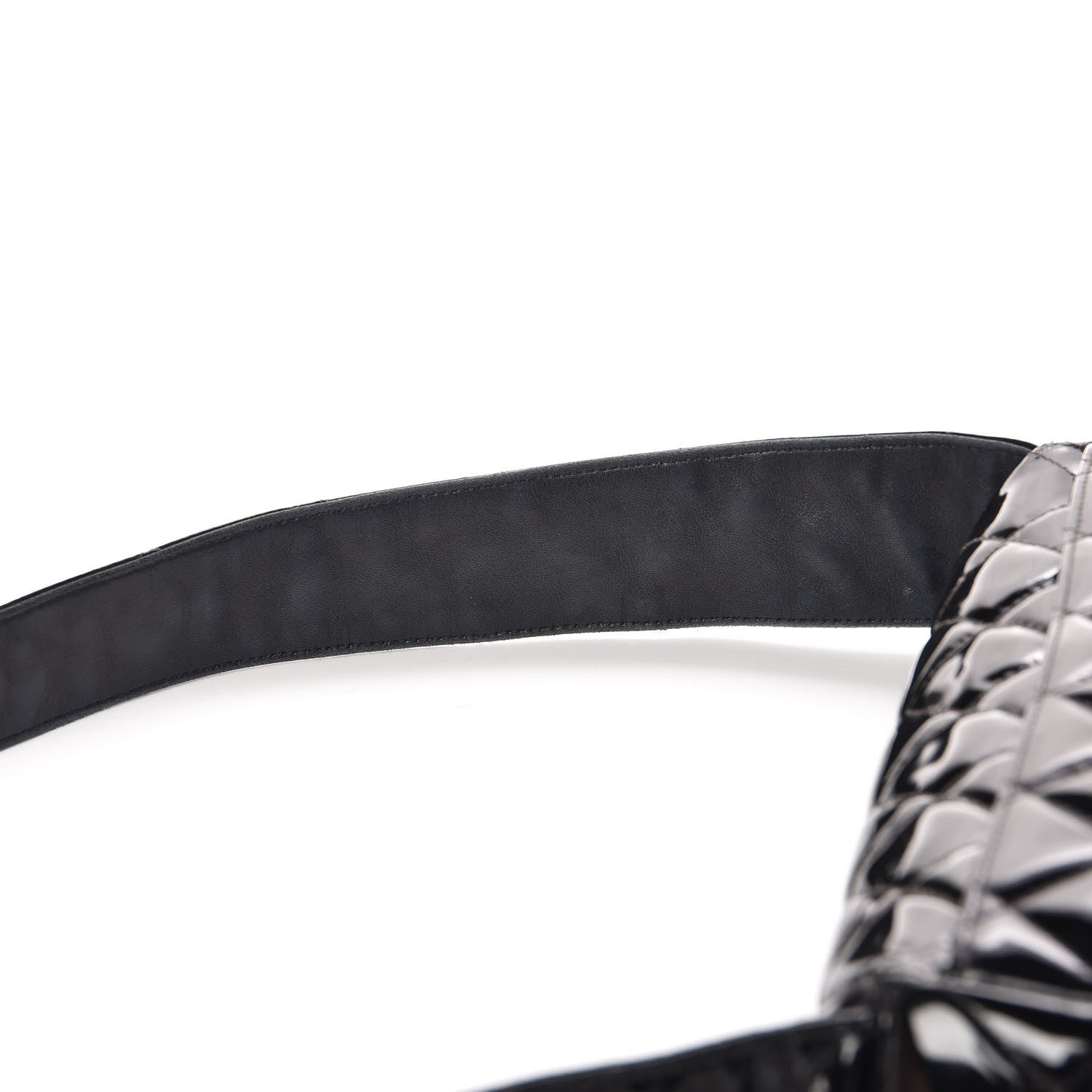 Chanel Patent Quilted Shoulder Flap Bag Black 17 of 21