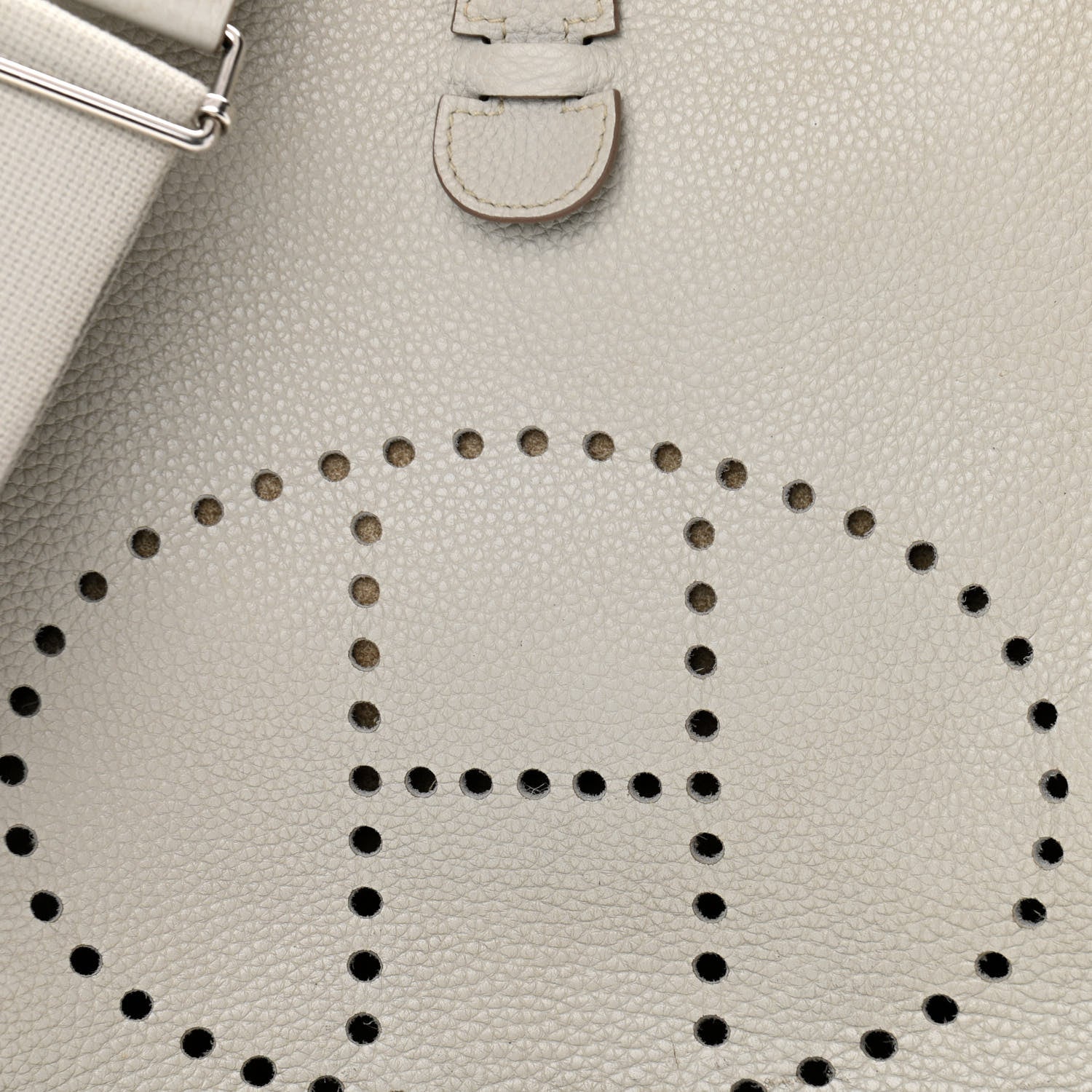 Hermes Taurillon Clemence Evelyne III PM Gris Perle 7 of 12