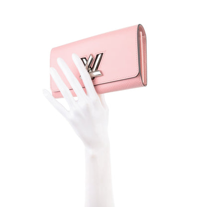Louis Vuitton Epi Twist Wallet Rose Ballerine 2 of 7