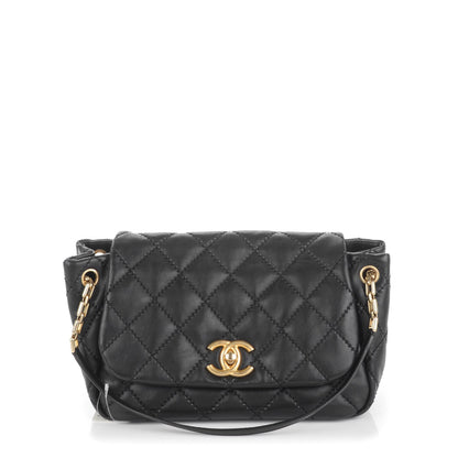 Chanel Calfskin Quilted Retro Chain Flap Black 1 of 7
