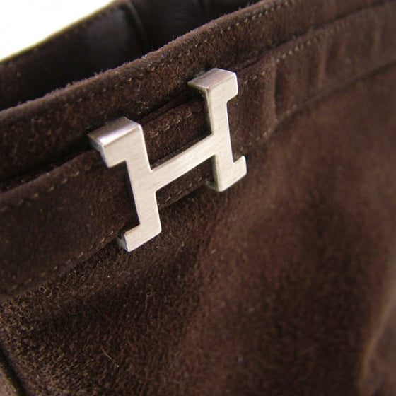 Suede Ankle Boots 37.5 Brown