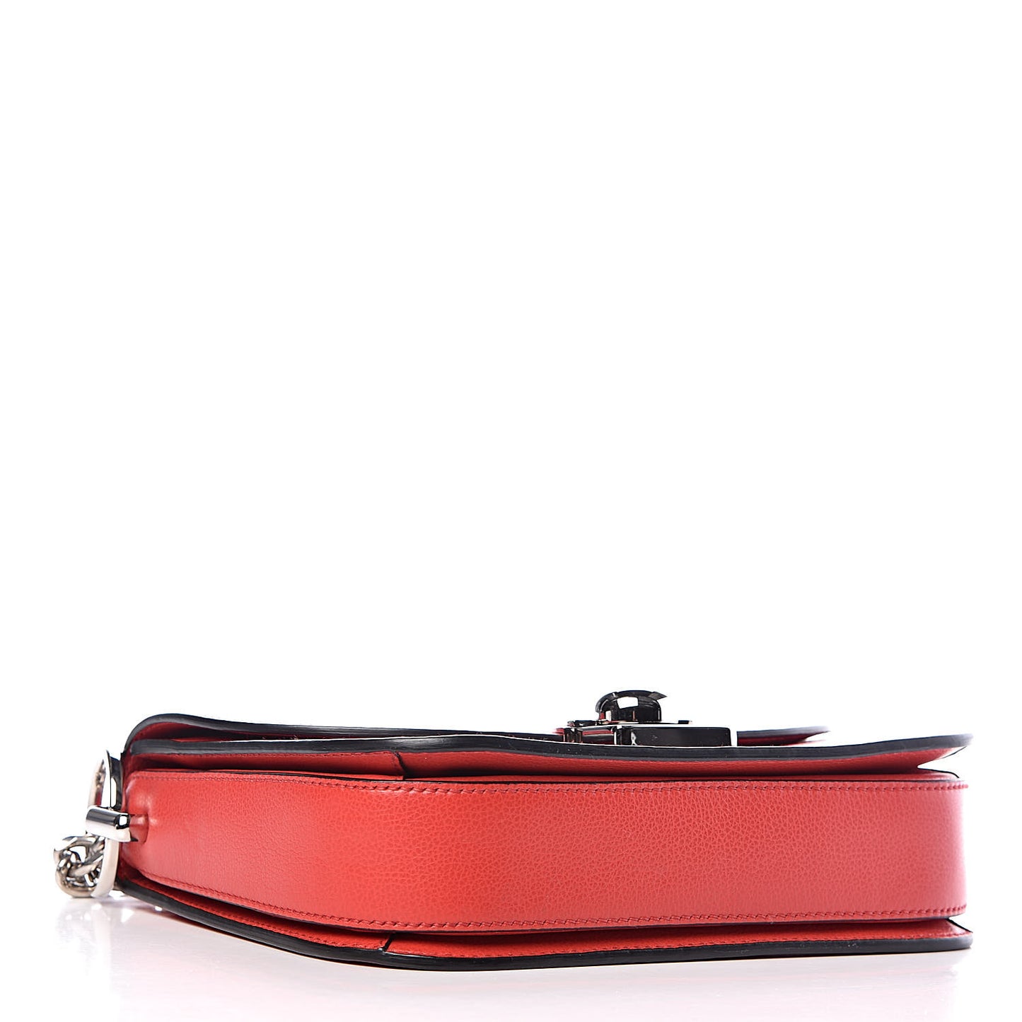 Glace Calfskin Arcade Crossbody Bag Lacca