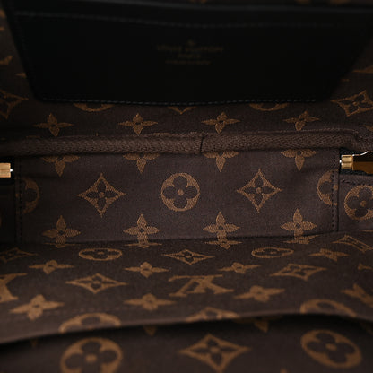 Louis Vuitton Calfskin Monogram Embossed Utility Crossbody Black 4 of 9