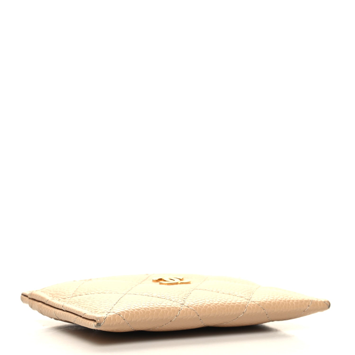 Chanel Caviar Quilted Card Holder Beige 4 of 12