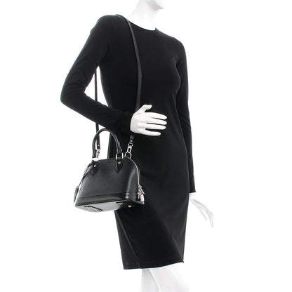 Louis Vuitton Epi Alma BB Black 2 of 9