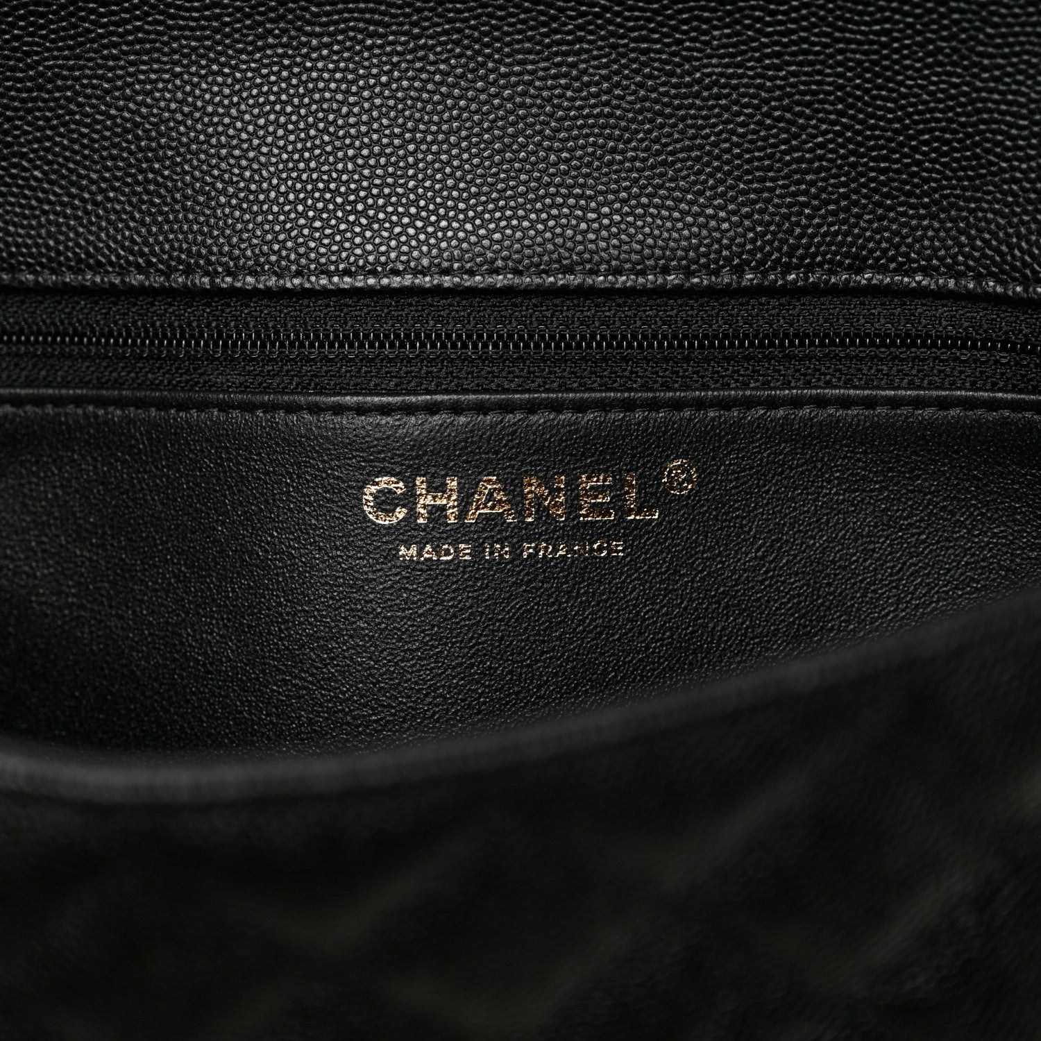 Chanel Caviar Quilted Flap Clutch Black 6 of 8