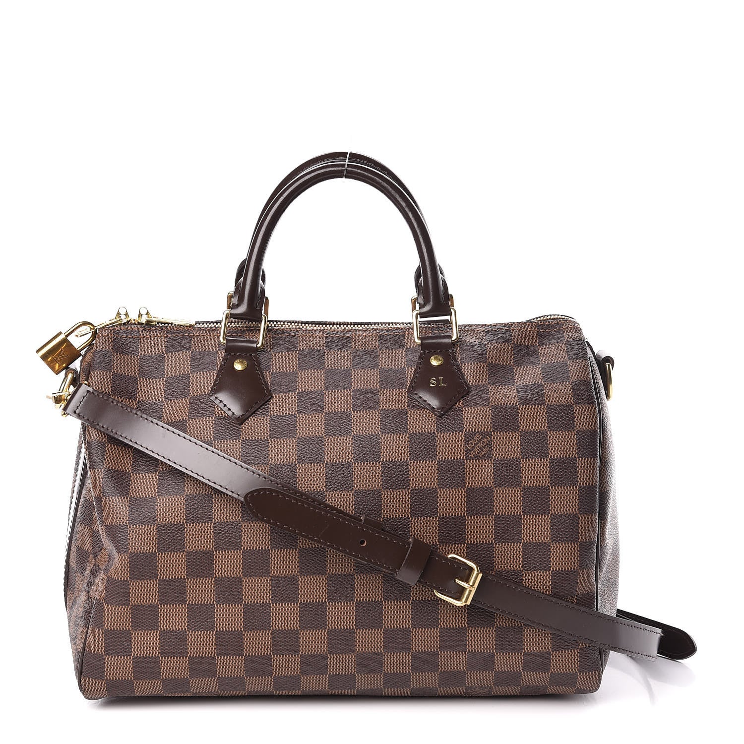 Louis Vuitton Damier Ebene Speedy Bandouliere 30 1 of 10