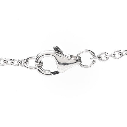 Cartier 18K White Gold Interlocking LOVE Necklace 4 of 7