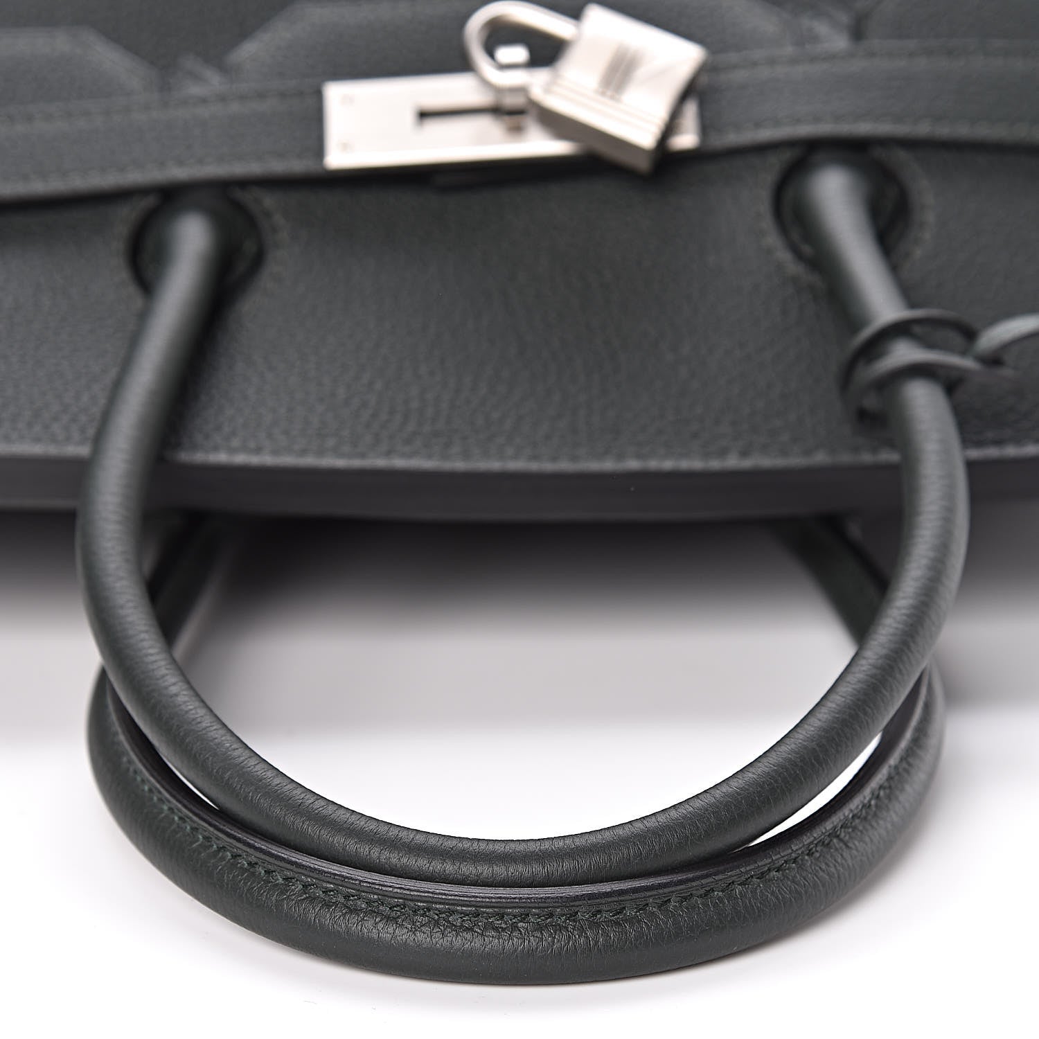 Hermes Togo Horseshoe Birkin 35 Vert Cypress Anemone 33 of 33