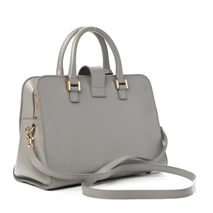 Saint Laurent Calfskin Monogram Small Cabas Fog 3 of 9