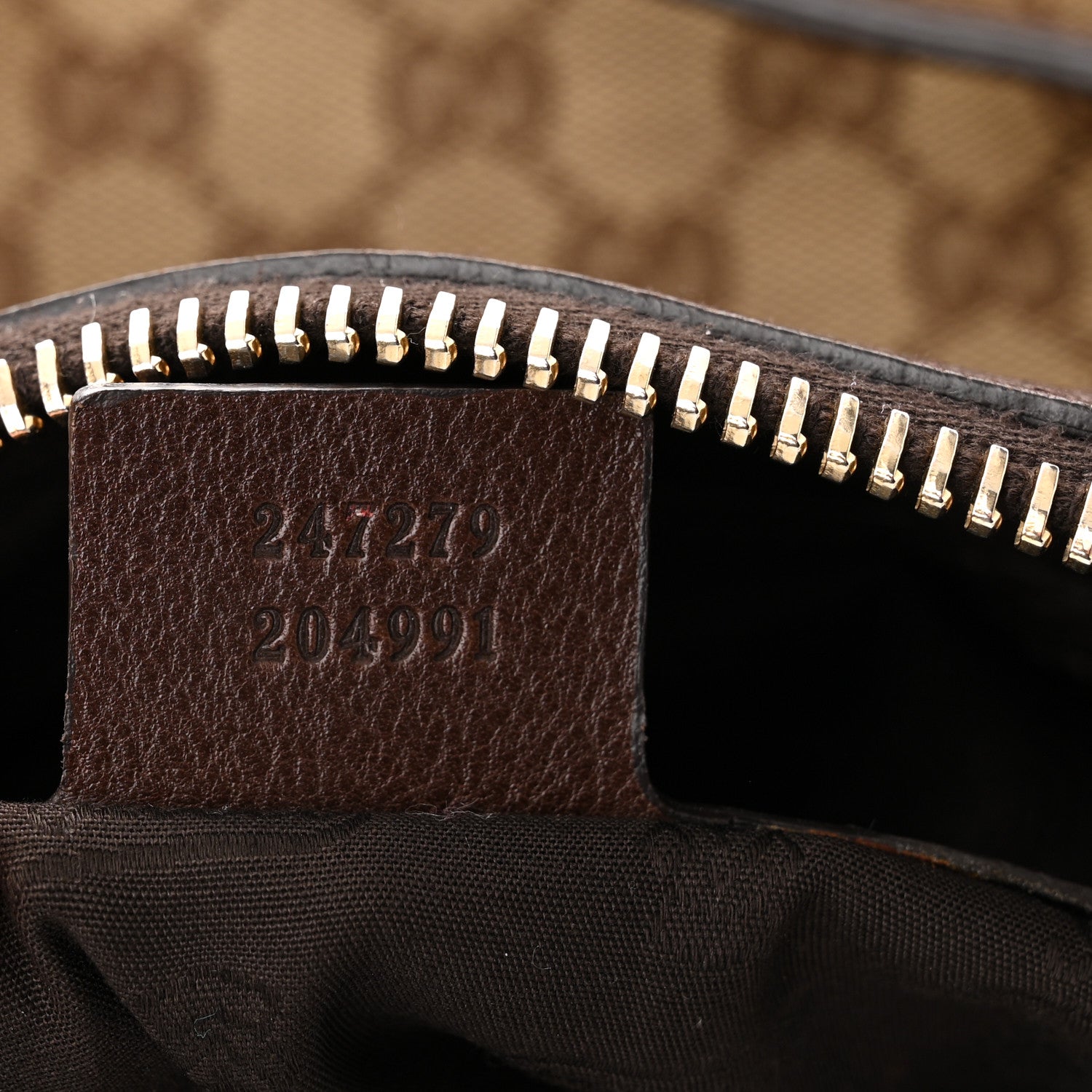 Gucci Monogram Medium Top Handle Bag Brown 9 of 12