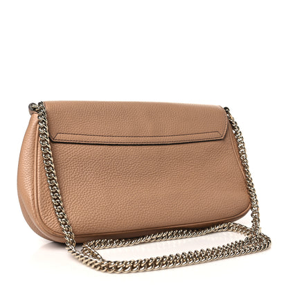 Gucci Pebbled Calfskin Medium Soho Flap Crossbody Camelia 3 of 11