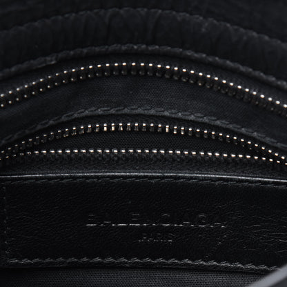 Balenciaga Matte Goatskin Rubber Covered Classic Hardware Mini City Black 5 of 18