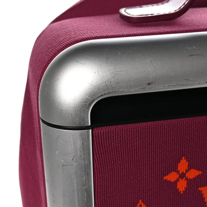 Louis Vuitton LOUIS VUITTON Knit Monogram Horizon Soft 55 Suitcase Fuchsia 10 of 10