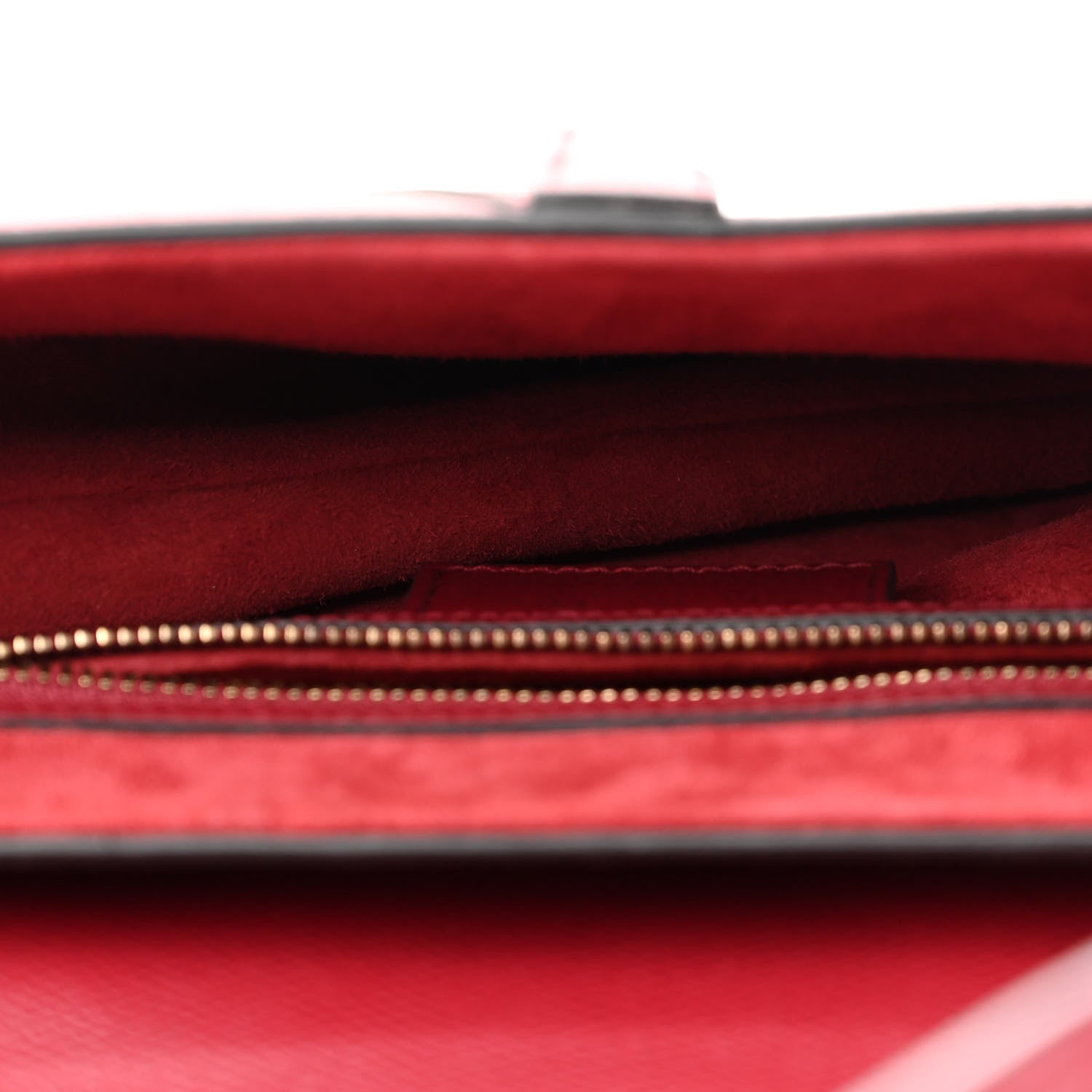 Christian Dior Grained Calfskin Saddle Bag Red 5 of 9