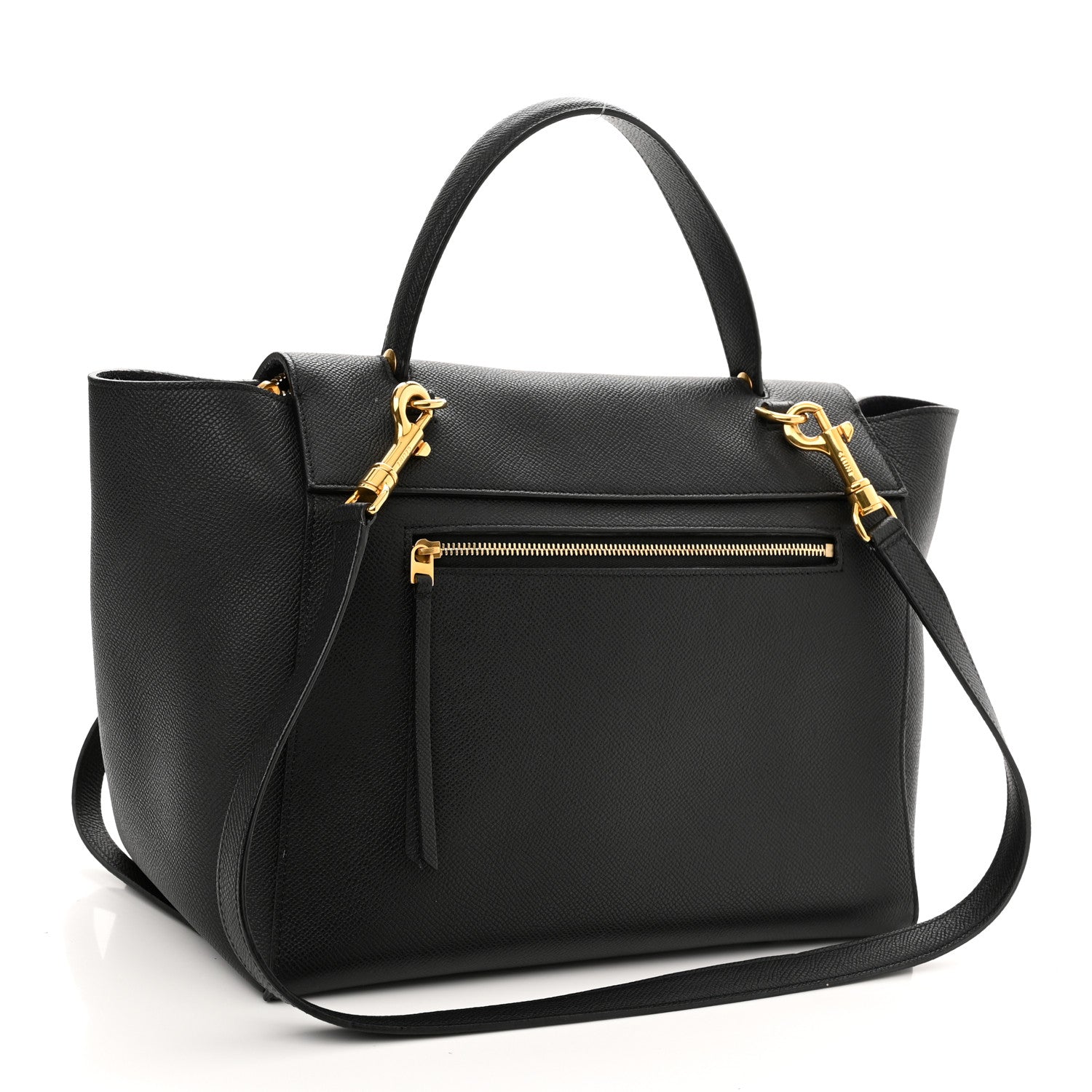 Celine Grained Calfskin Mini Belt Bag Black 3 of 15