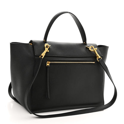 Celine Grained Calfskin Mini Belt Bag Black 3 of 15