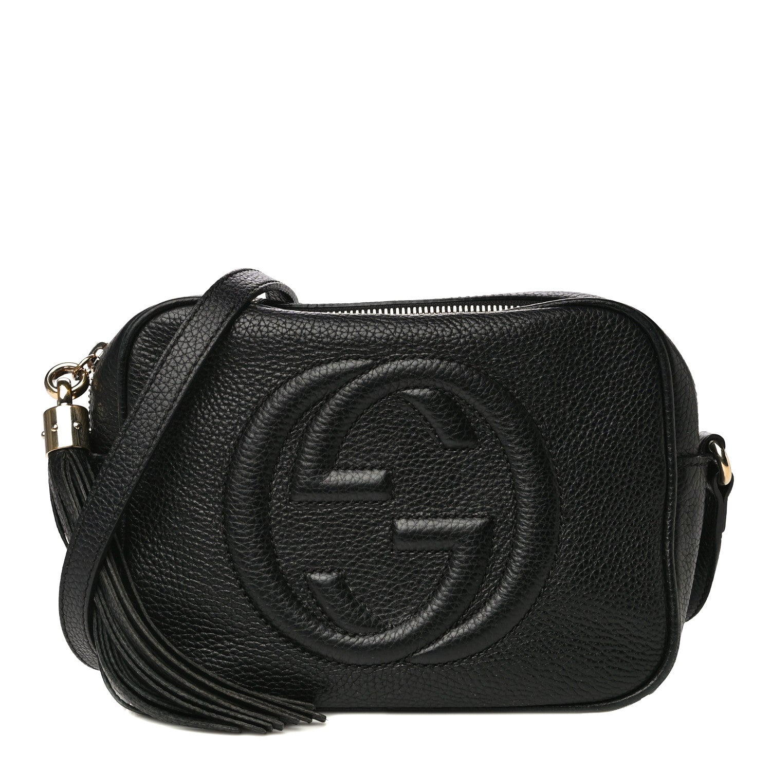 Gucci Pebbled Calfskin Small Soho Disco Bag Black 1 of 19