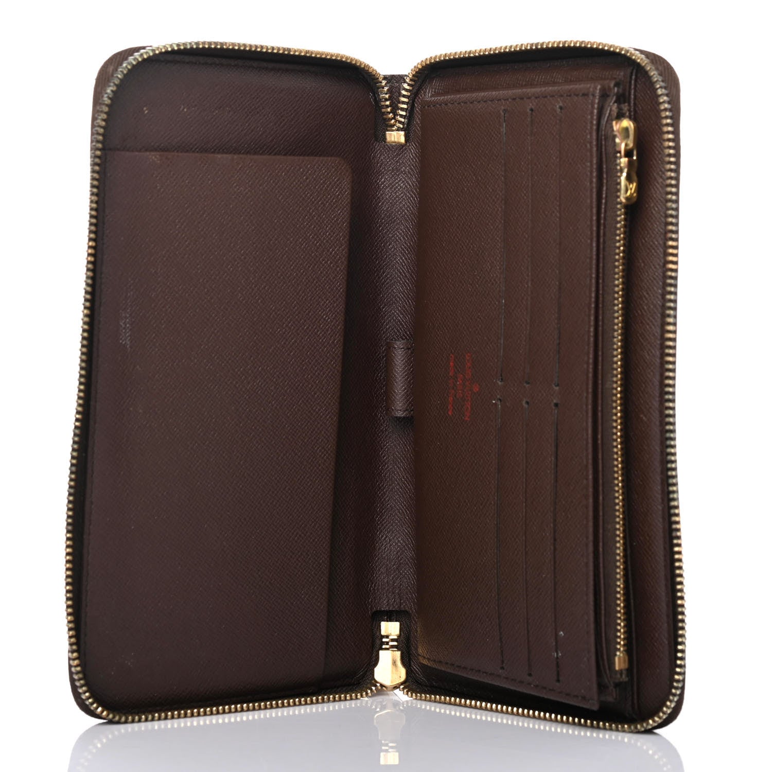 Louis Vuitton Damier Ebene Zippy Organizer Wallet 4 of 4